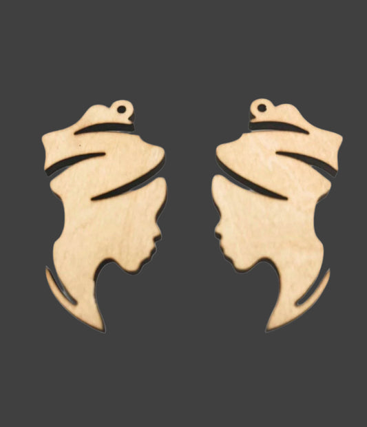 Earring Blanks - Nubian Queen (5 pairs)
