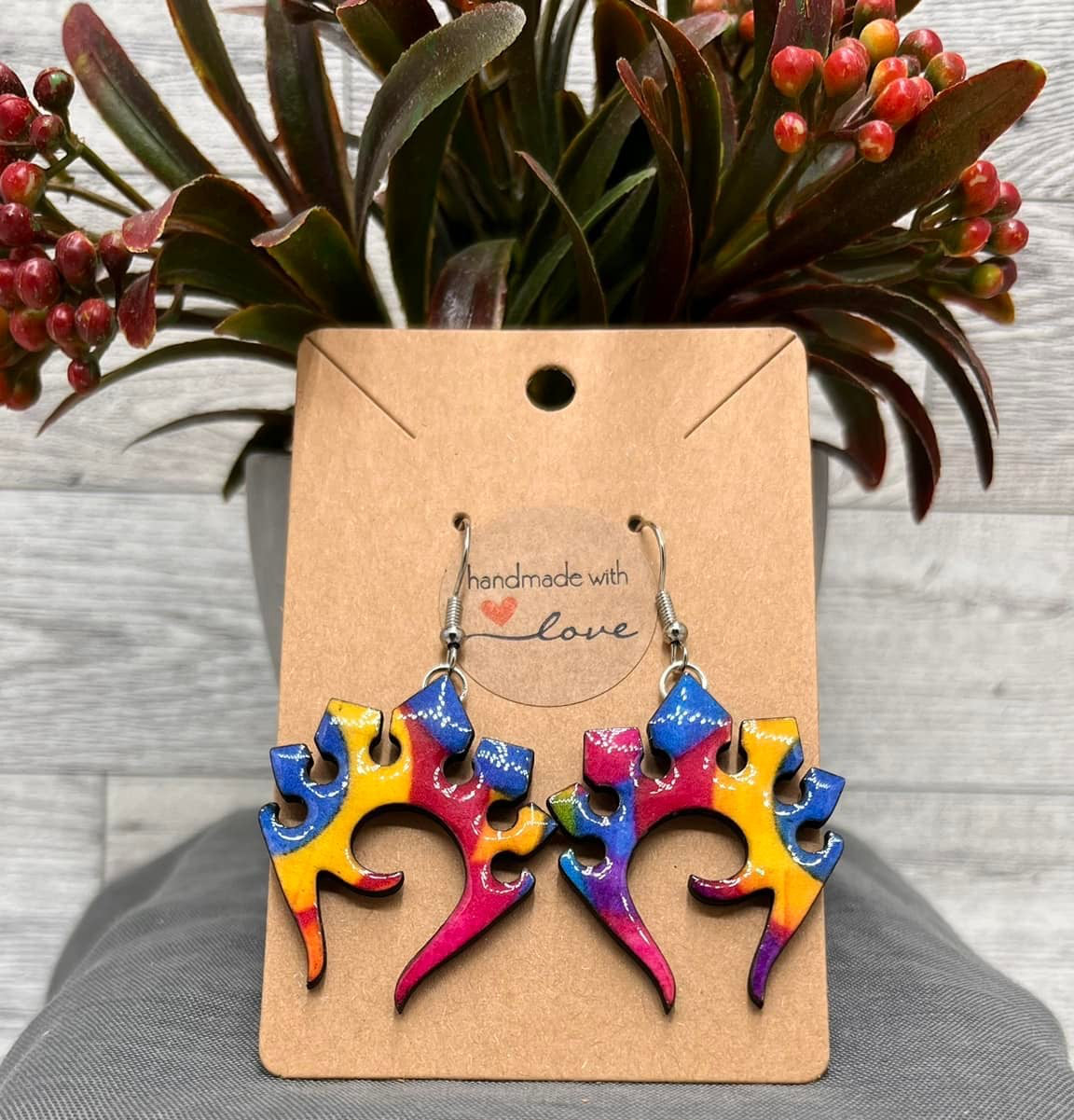 Earring Blanks - Crown (5 pairs) 10 pcs