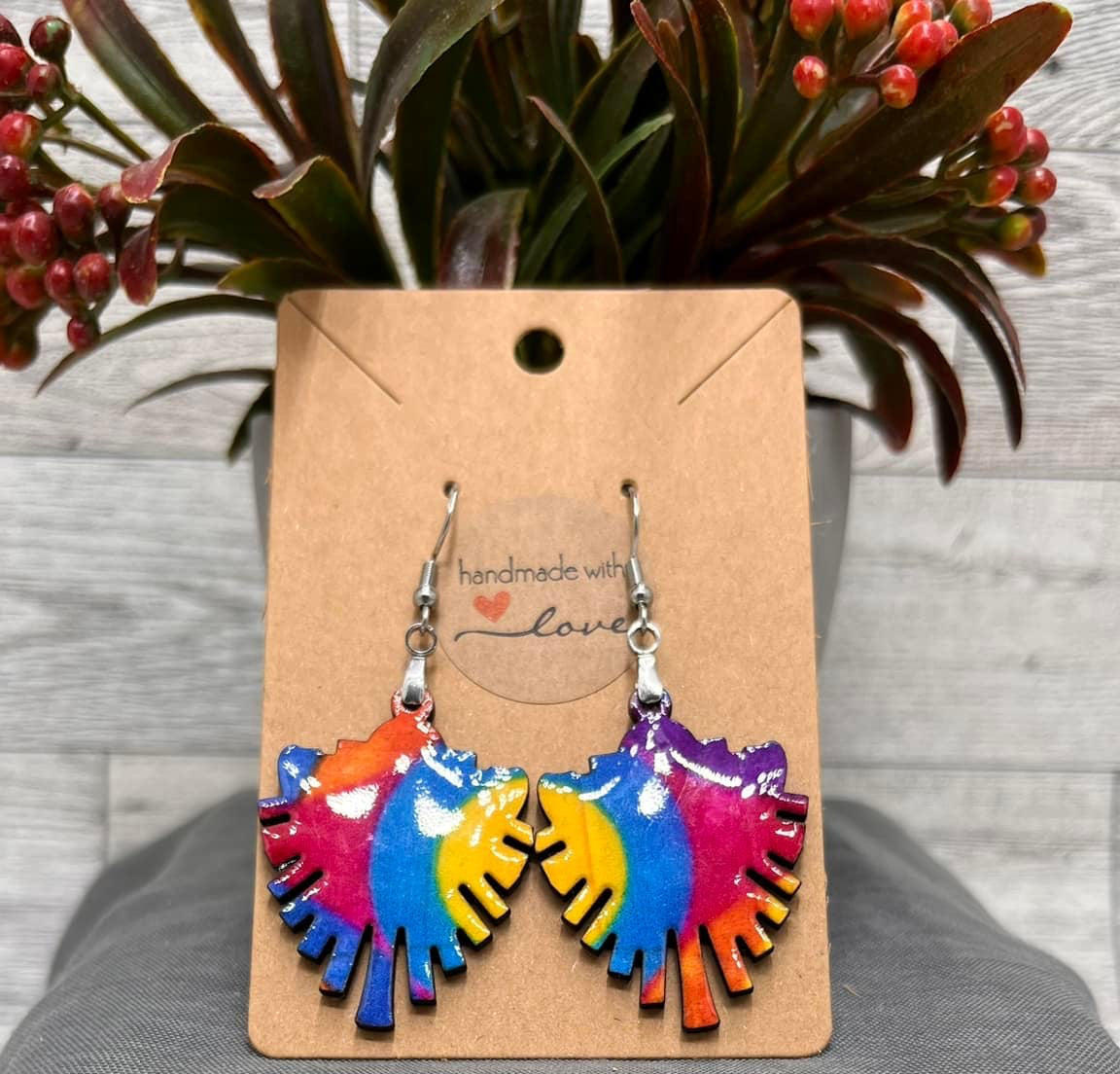 Earring Blanks - Where dem fans at  (5 pairs) 10 pcs