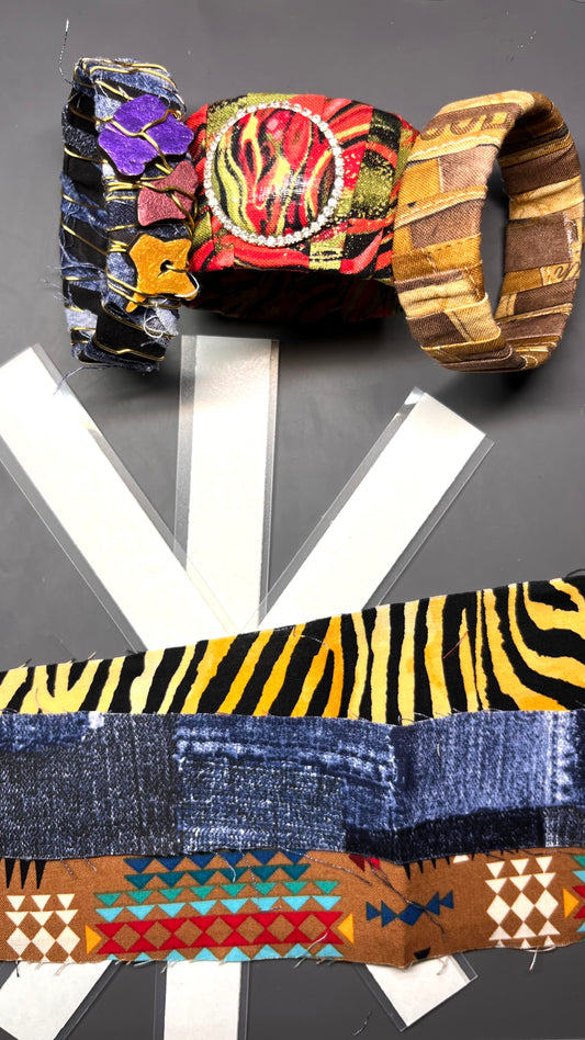 Creativity tool - DIY - Fabric Bracelet/Bangle kit