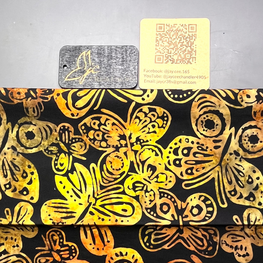 Creativity tool - 12in X 12in Cotton Batik Fabric