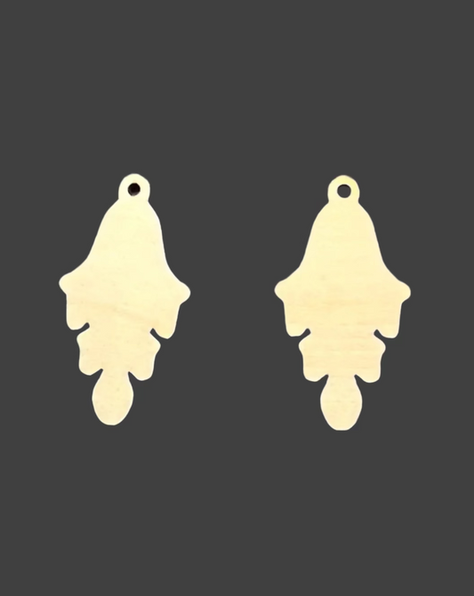 Earring Blanks - Bell Flower - 10 pieces
