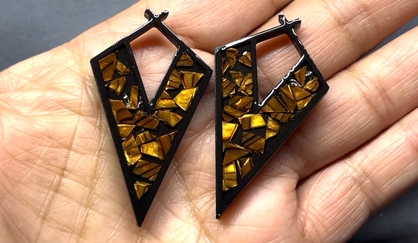 Colored Celluloid Strips- (7 pcs)