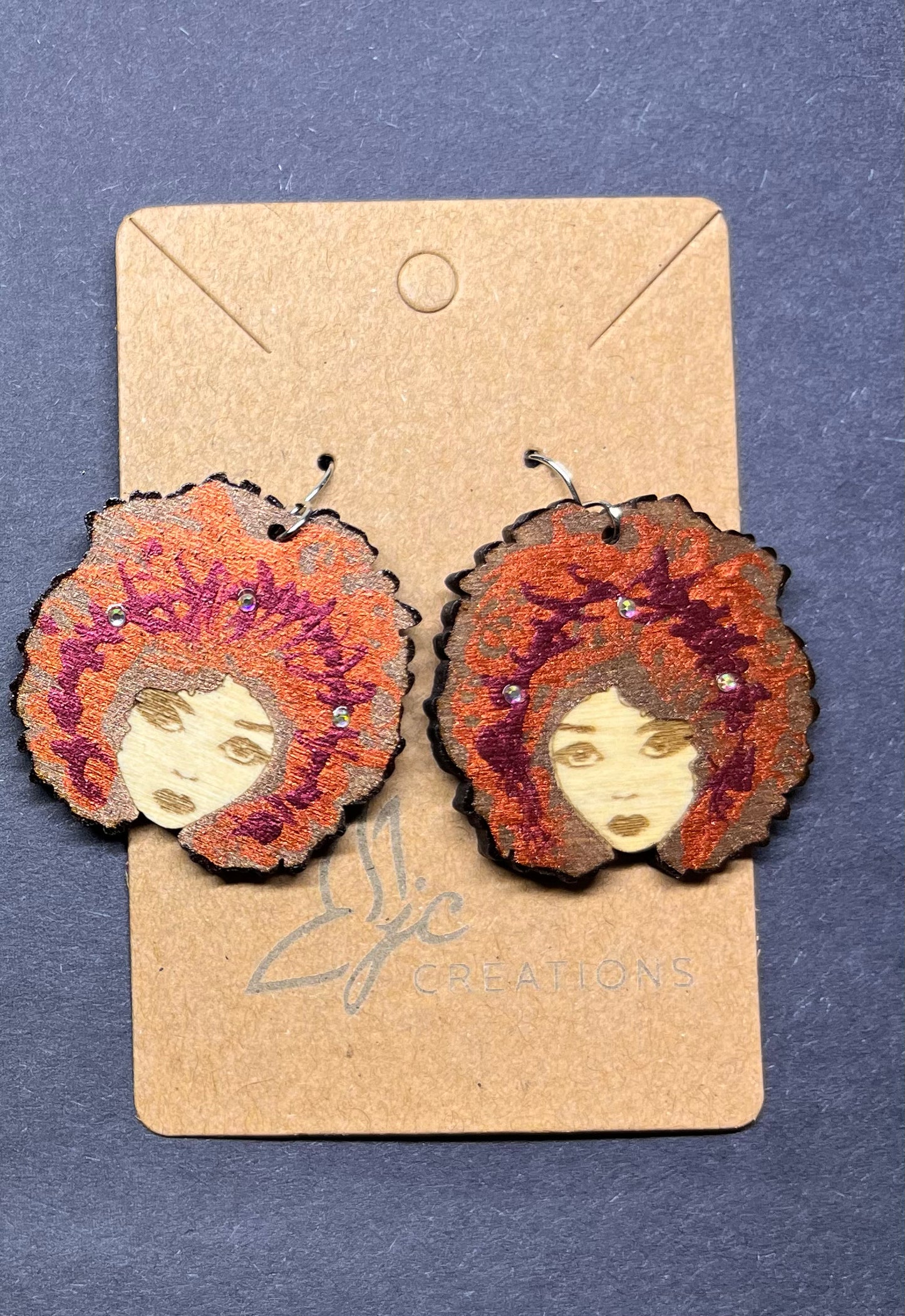 Afro Earrings-Large
