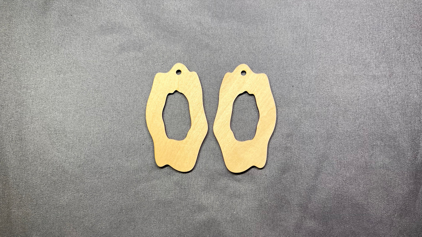 ****Wavy Donut Blanks - 12pcs (2 different designs)