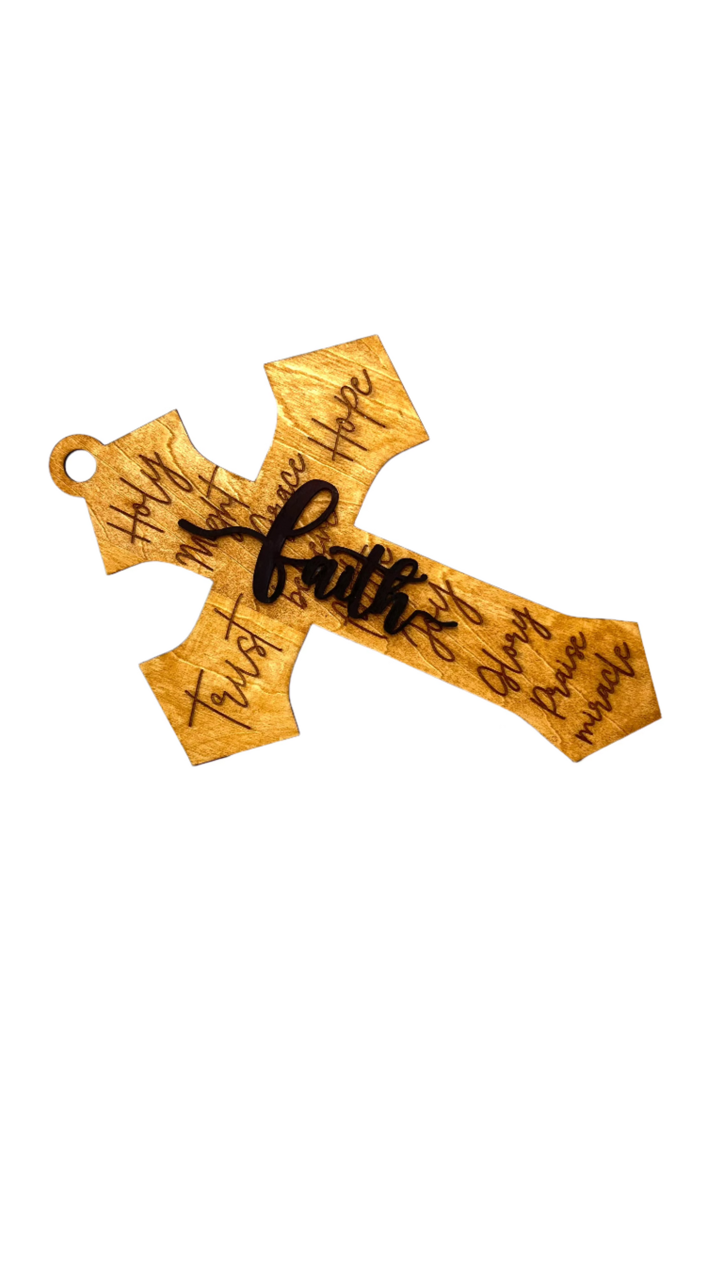 Wall Decor Rustic Faith - 3pc set
