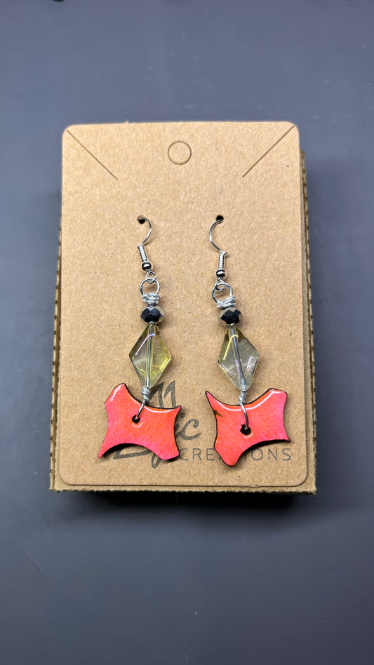 Dangle Earrings - pink