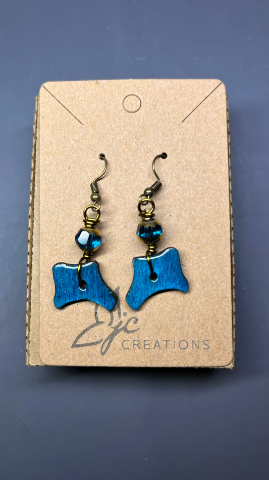 Dangle Earrings - blue