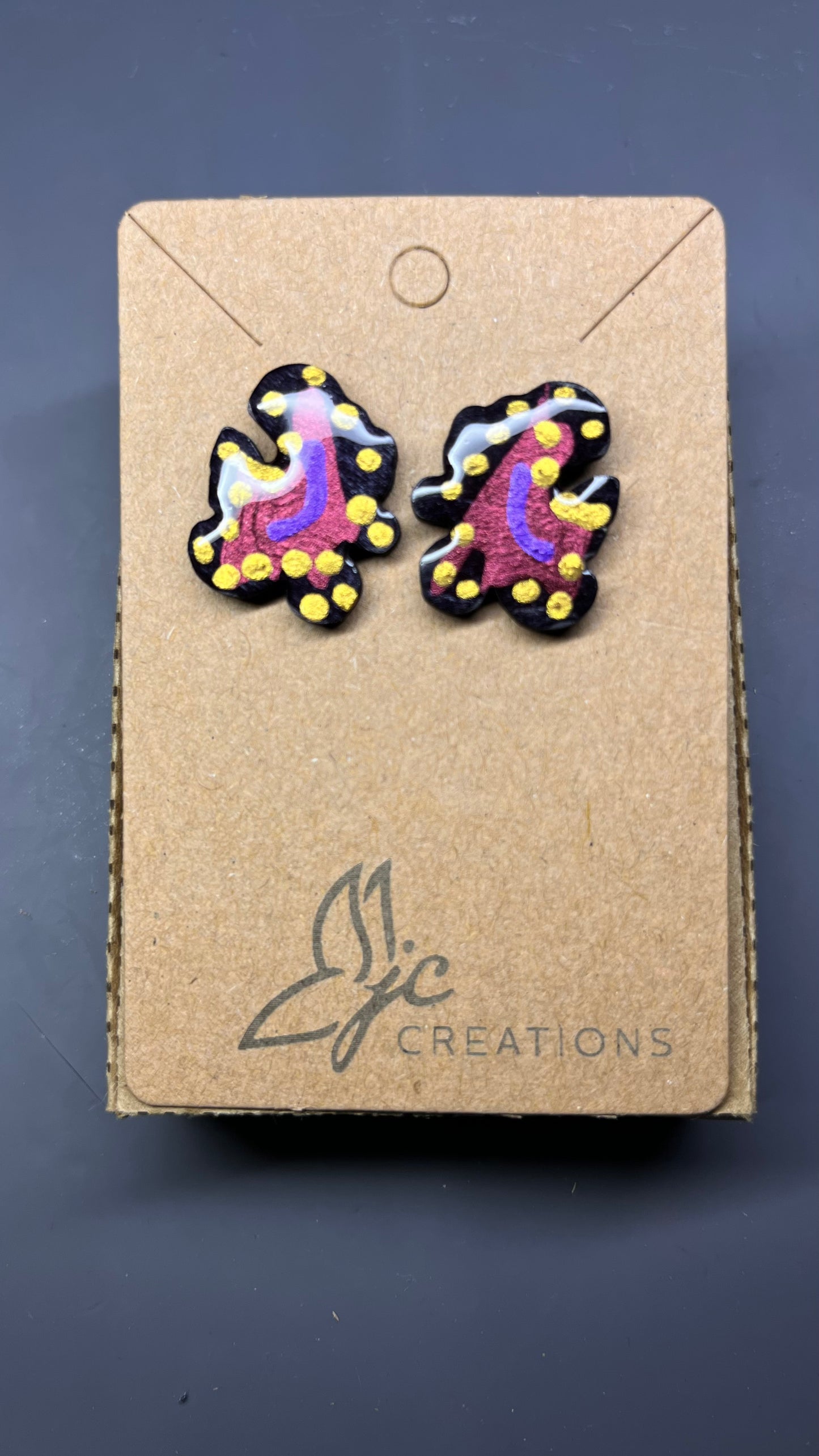 Earrings #3 - Funky Post Back