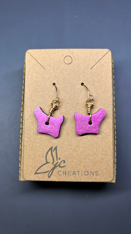 Dangle Earrings - pink #2