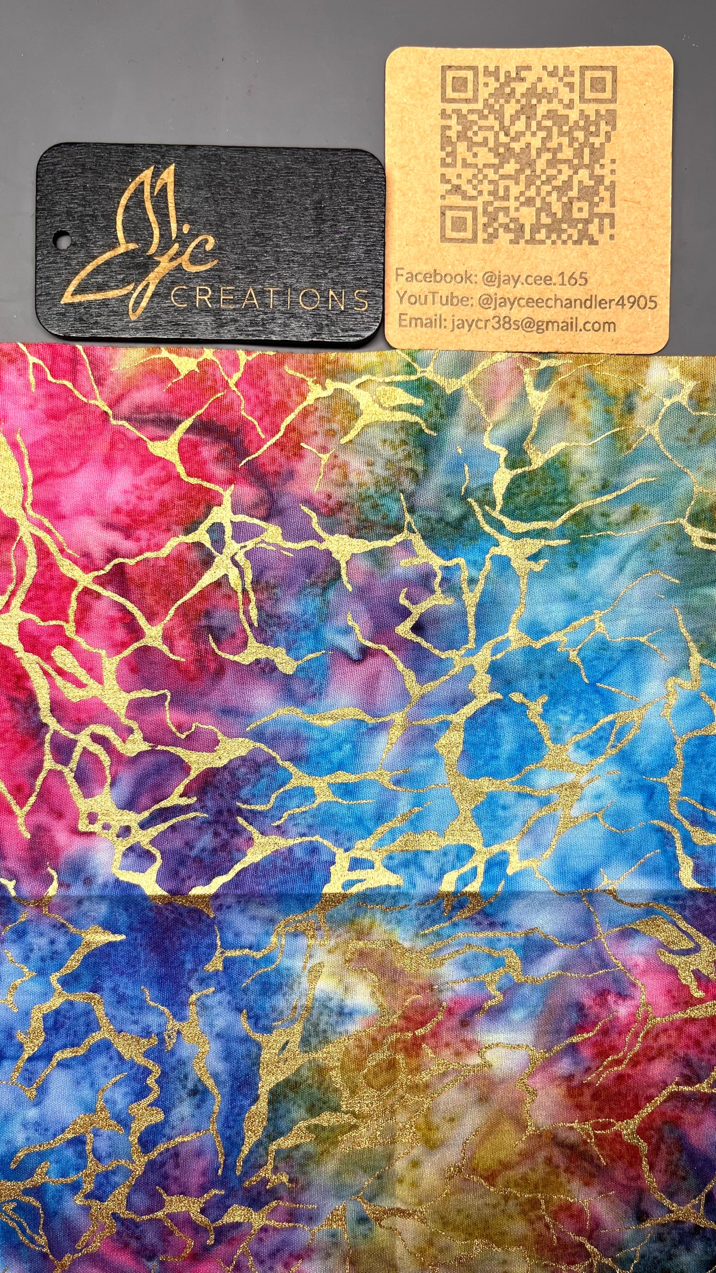 Creativity tool - Beautiful metallic cotton & Batik (Metallic) fabric BUNDLE