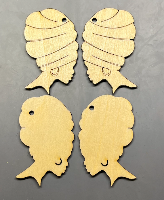 Earring Blanks - Nubian Queen 2.0 (5 pairs)