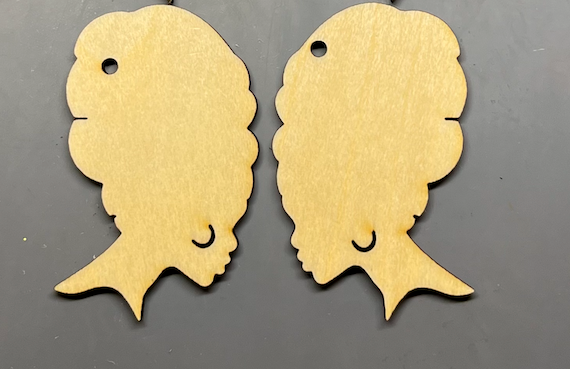 Earring Blanks - Nubian Queen 2.0 (5 pairs)