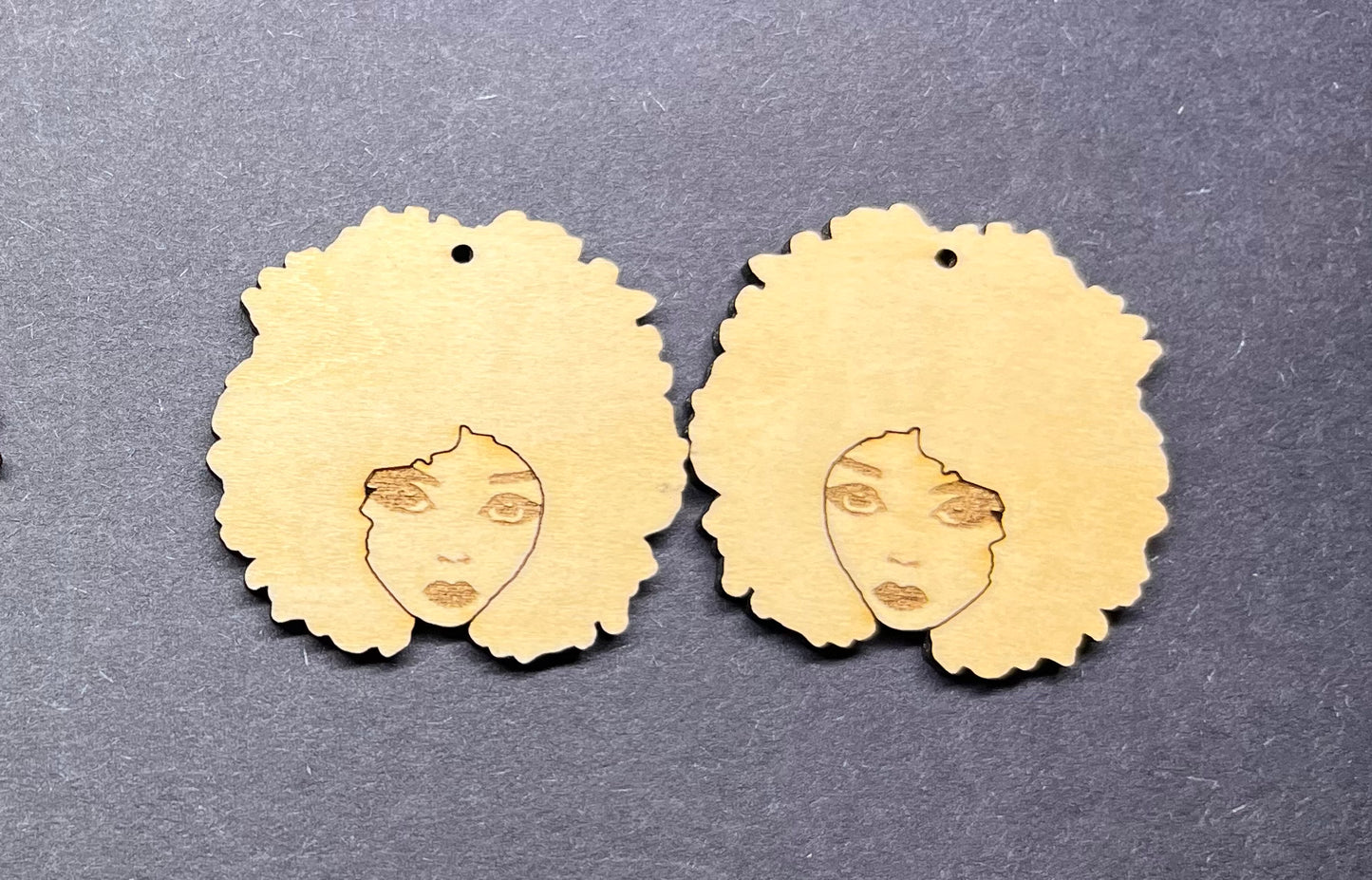 Afro Earring Blanks