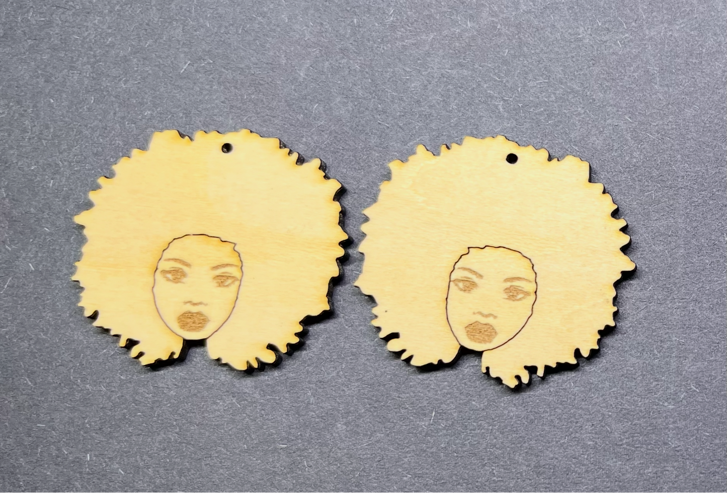 Afro Earring Blanks