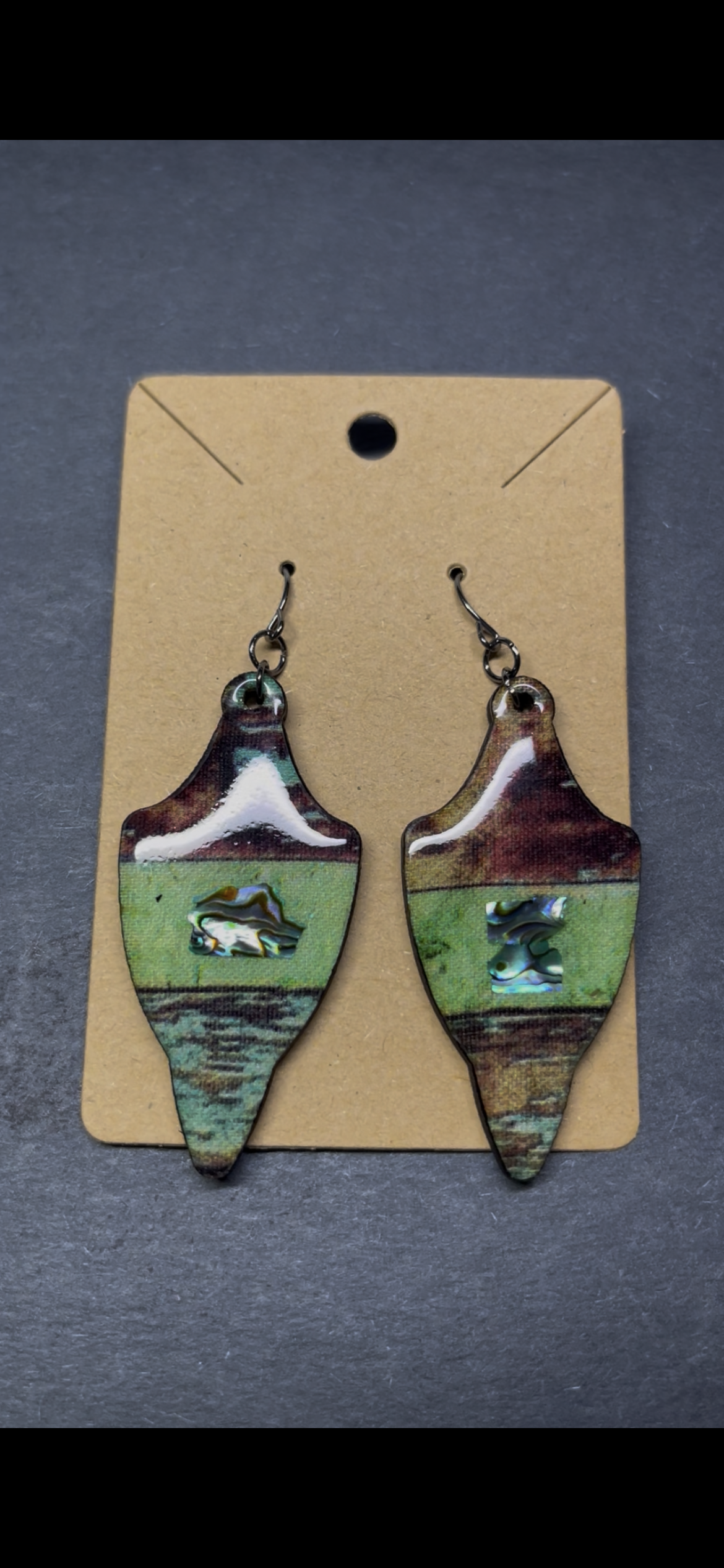 A Rustic Vibe with a little Bling - Earrings