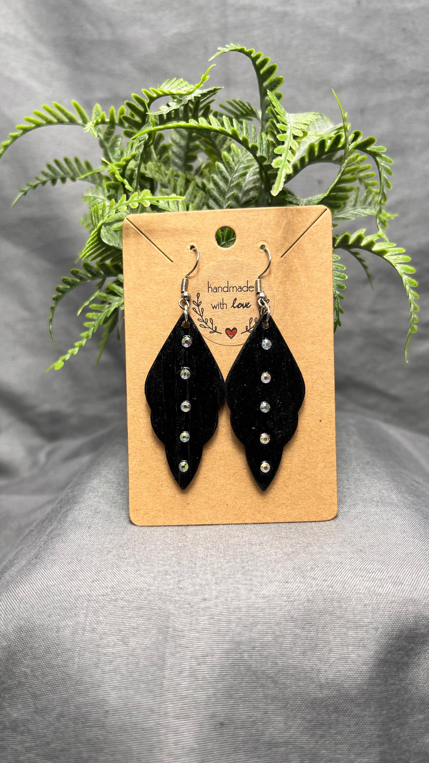 A Rustic Vibe with a little Bling - Earrings