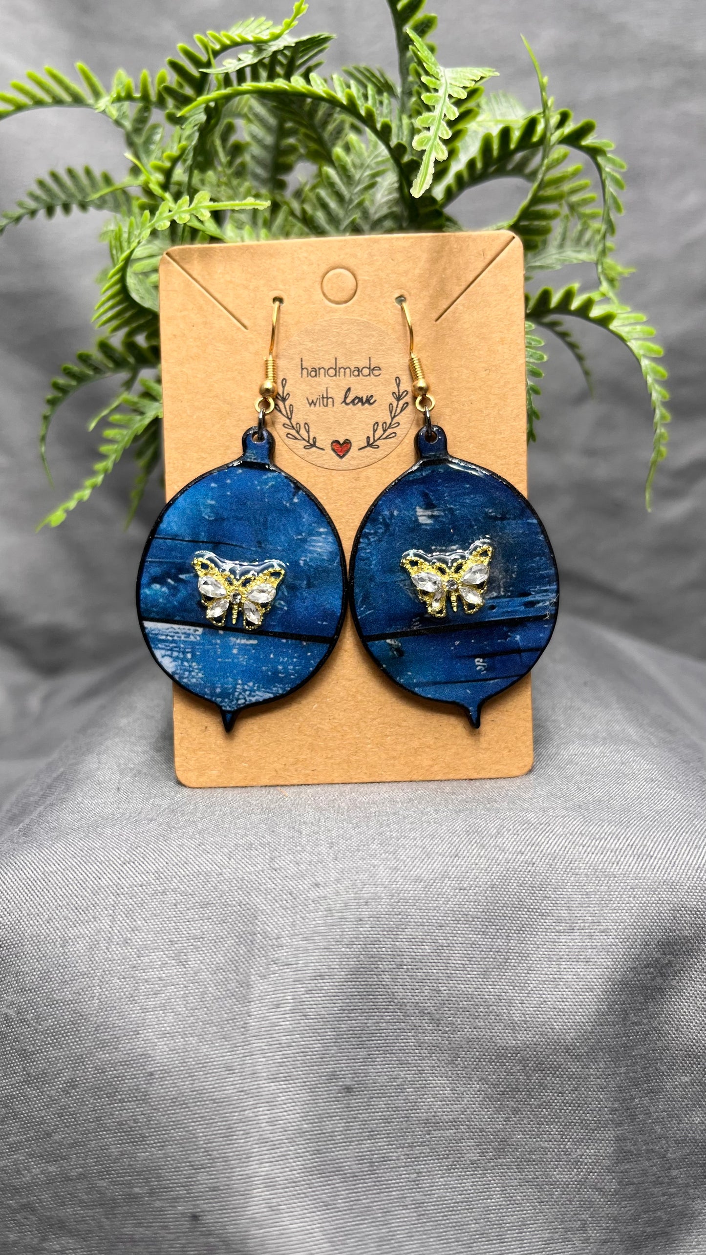 A Rustic Vibe with a little Bling - Earrings