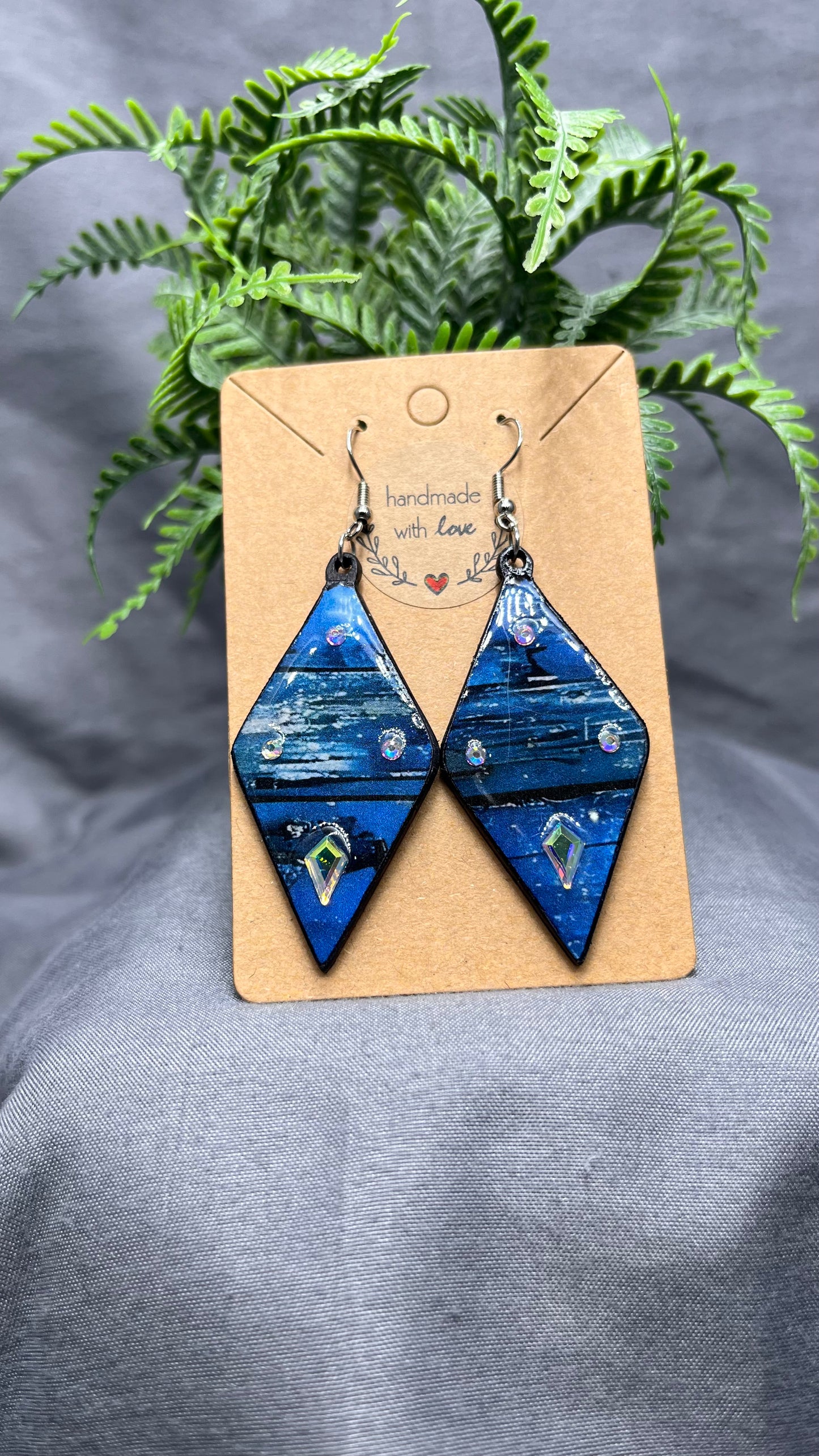 A Rustic Vibe with a little Bling - Earrings