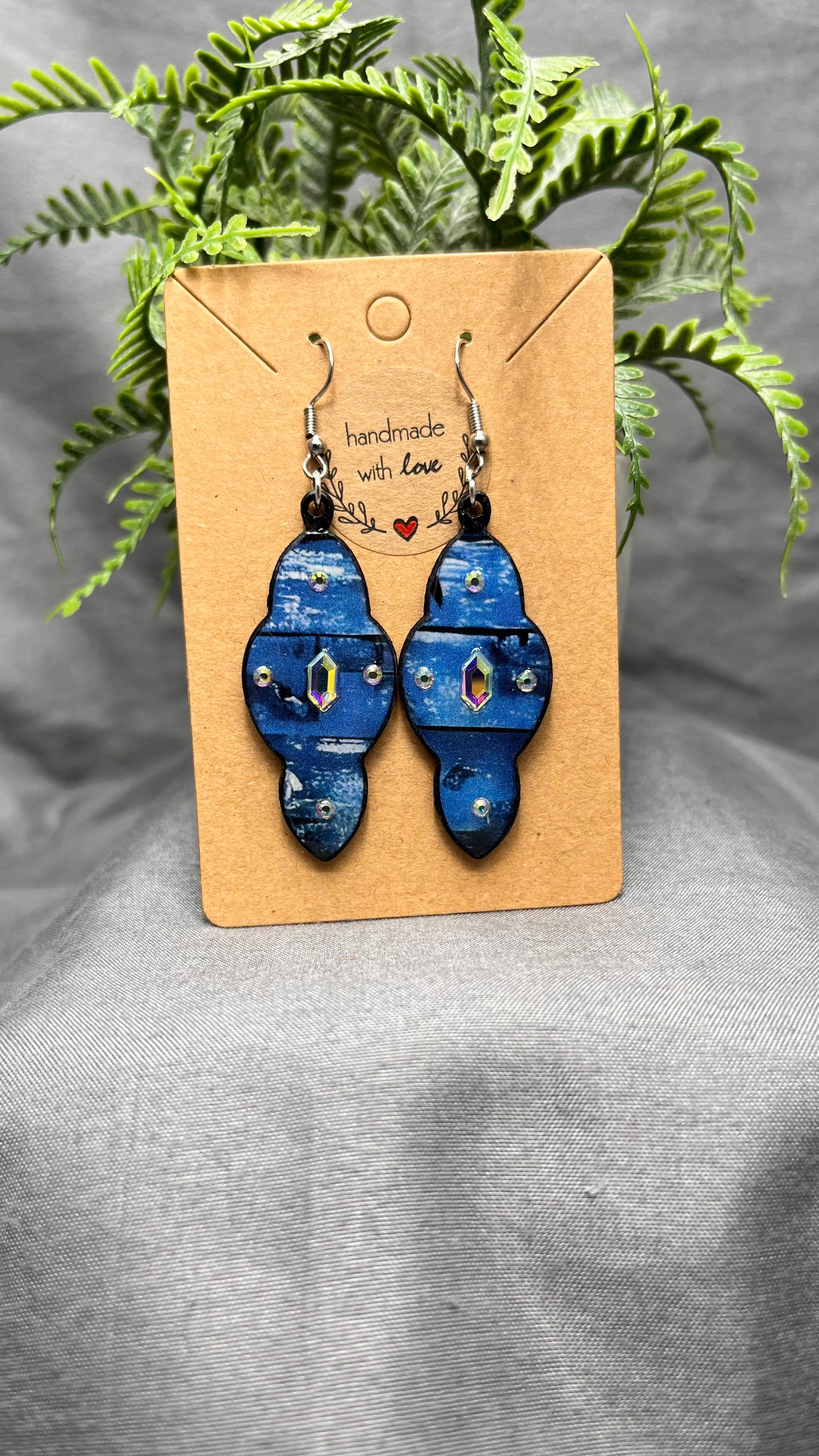 A Rustic Vibe with a little Bling - Earrings