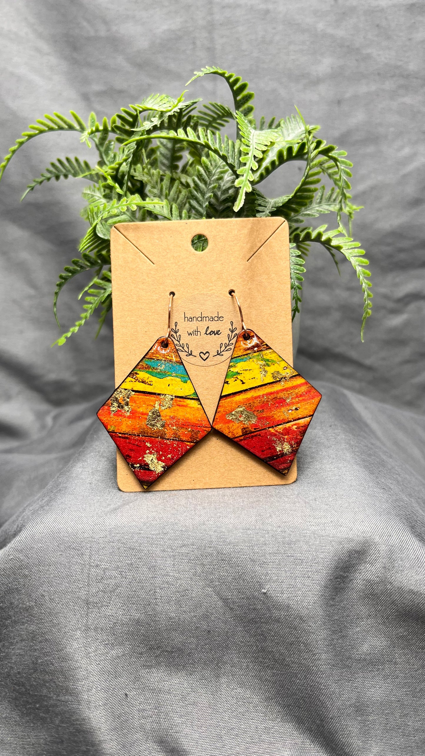 A Rustic Vibe with a little Bling - Earrings