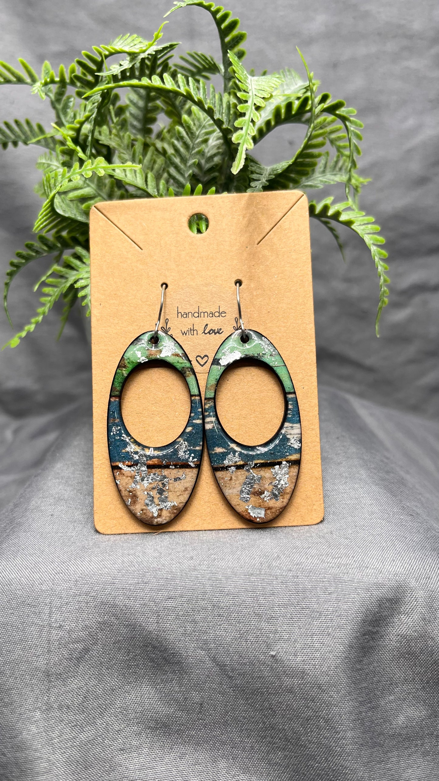 A Rustic Vibe with a little Bling - Earrings
