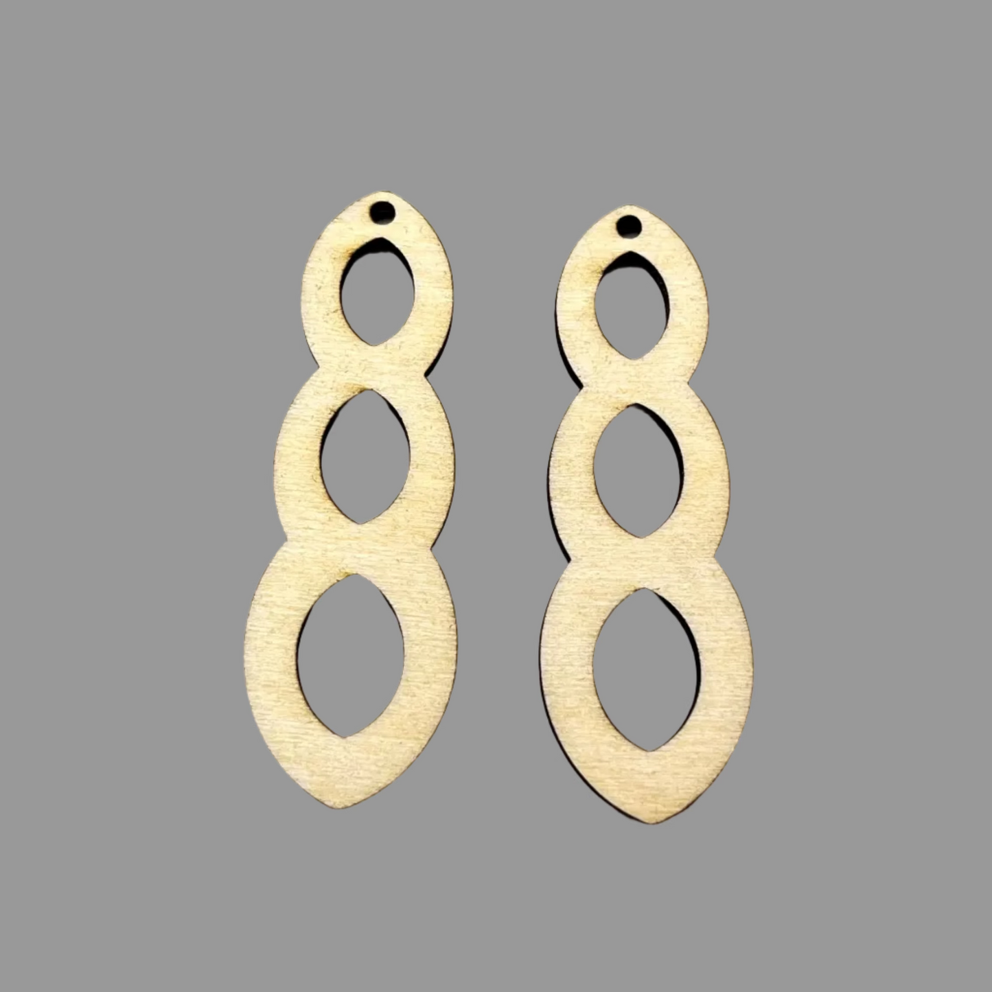 Chain Link Earring Blanks - 10 Pair (20pcs)