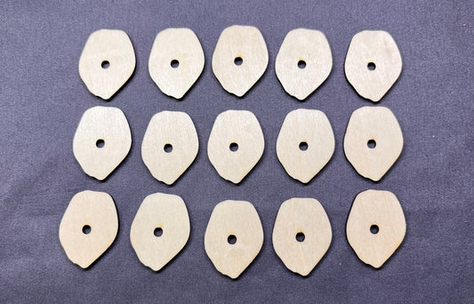 *Earring Blanks - 1in x 1.25in (15pcs)