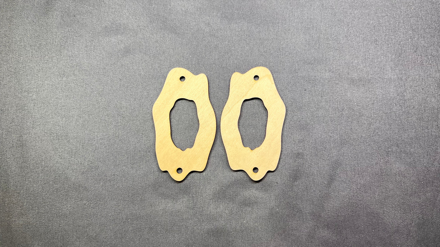 ****Wavy Donut Blanks - 12pcs (2 different designs)