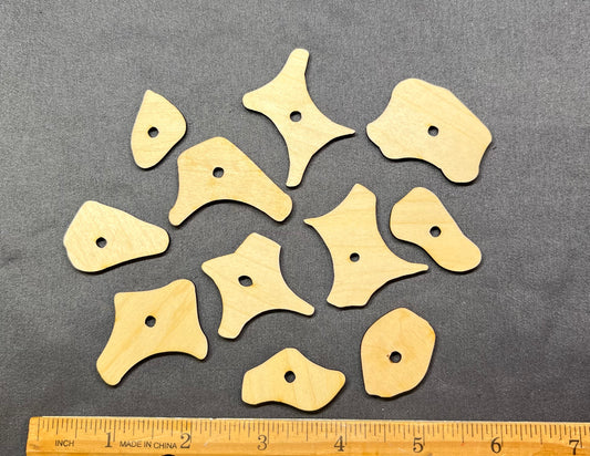 ***Coconut Chip Inspired Blanks - 30pcs (1.2in to 1.5in)